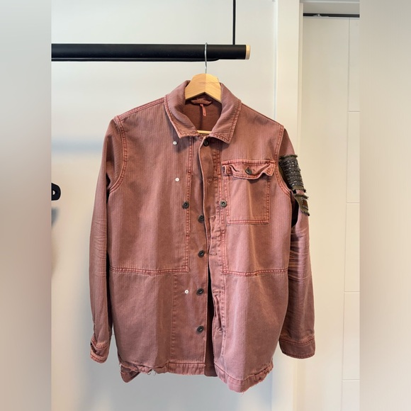 Free People Embellished Military Jacket - Picture 5 of 10